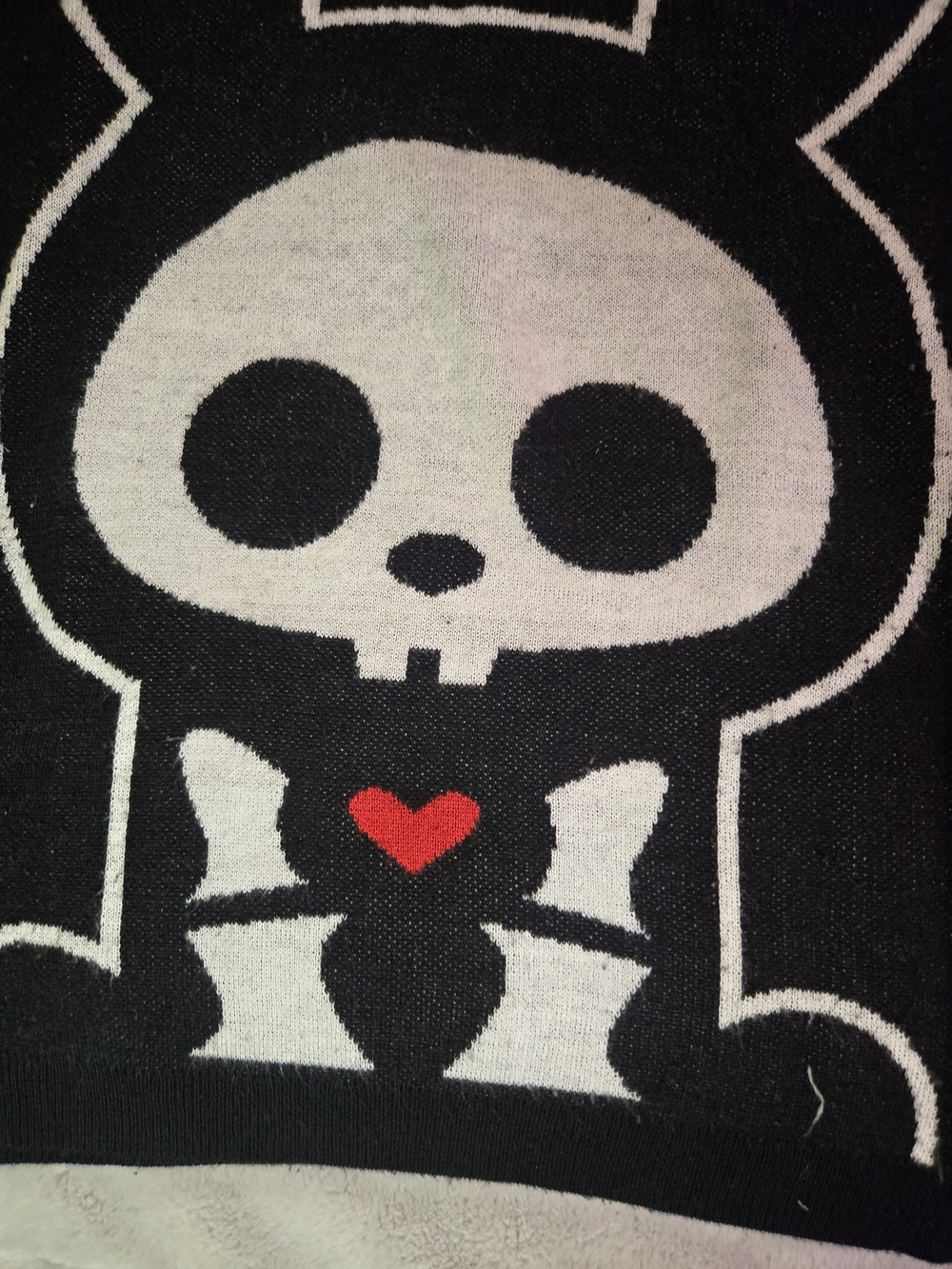 Skelemals Black Crewneck Sweater - Picture 3 of 6